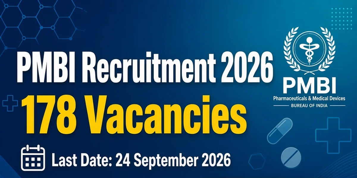 PMBI Recruitment 2026 - Apply Now